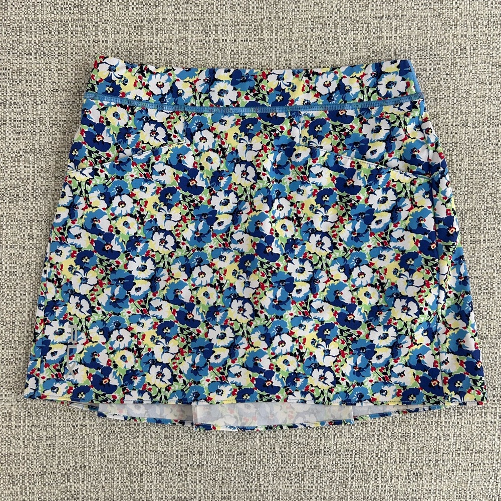 Polo Ralph Lauren RLX Girls Small (7) Floral Pleated Skort